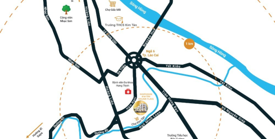 Shophouse chợ Kim Tân Lào Cai,đầu tư sinh lời ngay