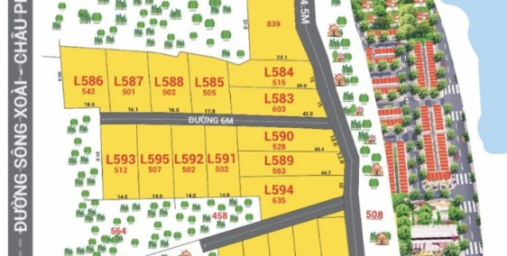 Bán đất ngay trung tâm Sông Xoài, thị xã Phú Mỹ (có hoa hông cho sale)