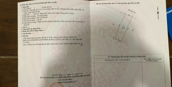 Bán nhà 4.5 tầng, sổ đỏ chính chủ, giá cực tốt ở Phú Diễn