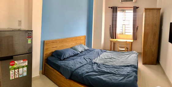 Cho thuê căn hộ full nội thất gần chợ Hoà Hưng quận 10