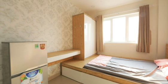 Cho thuê căn hộ mặt tiền Nguyễn Thị Thập Quận 7 giá 4tr2 full nội thất