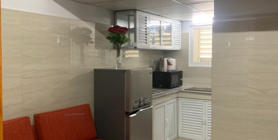 Căn hộ gác cao, máy giặt riêng full nội thất, quận 7