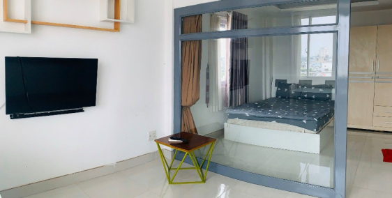 Cho thuê căn hộ full nội thất 1 phòng ngủ gần cầu Nguyễn Văn Cừ quận 8