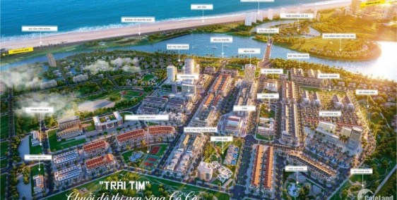 ** ĐẤT NỀN MẶT TIỀN NẰM TRONG CHUỖI ĐÔ THỊ XANH VEN SÔNG CỔ CÒ **