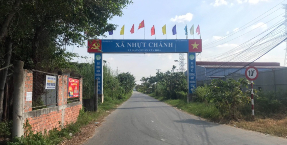 Cần bán thửa đất mặt tiền đường Đốc Tưa xã Nhựt Chánh  - Bến Lức -  Long An.