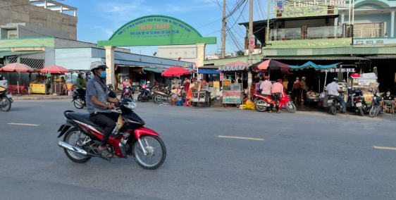 Bán đất KDC Cầu tràm nằm trong lòng KCN ngay MT đường Đinh Đức Thiện giá 17tr/m2