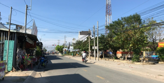 Đất thổ cư 100% mặt tiền ĐT 833 Tân Trụ - Long An