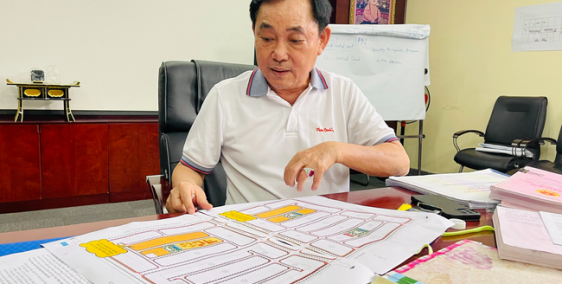 Ông Dũng "lò vôi" cho biết 4ha đất ông đề nghị hiến tặng để bán đấu giá