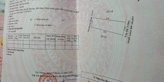 Bán đất mặt phố Cao Bá Quát, Đông Nam Cường, TP HD, 144m2, mt 8m, đường to, giá