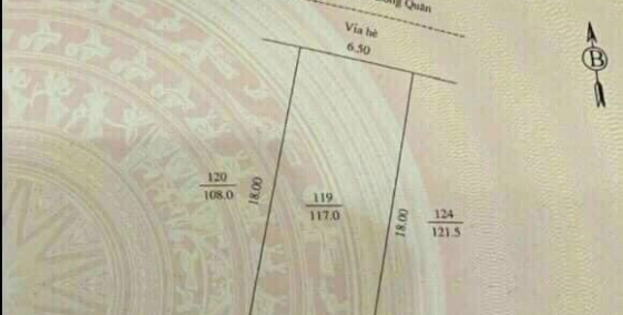 Bán lô đất mặt đường Lạc Long Quân, TP HD, 238.5m2, lô góc, đường 30m, vị trí VI