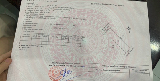 Bán đất mặt phố Ngô Hoán, Đông Nam Cường, TP HD, 81m2, mt 4.5m, KD tốt, vị trí c