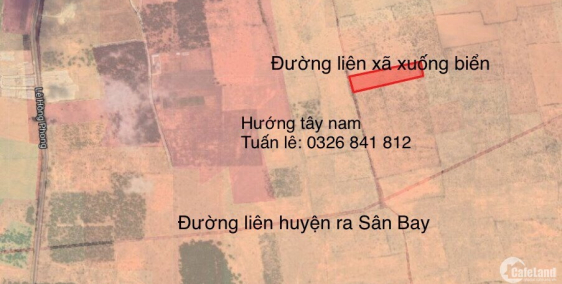 Đất nông nghiệp mặt tiền, có sổ chỉ 115k/m2, Hoà thắng