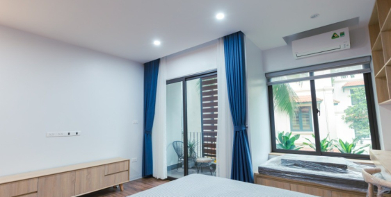 Cho thuê nhà mới xây xong 4 tầng đầy đủ diện tích