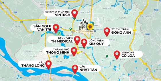 Sơ hữu ngay biệt thự, shophouse trung tâm Đông Anh chỉ từ 79tr/m2, ưu đãi lãi su