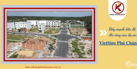 Cần Bán Nhà Lô Góc Đối Diện Trung Tâm Thương Mại – Khu Nhà Ở VietSing Phú Chánh