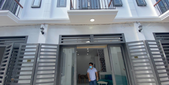 Nhà 1 lầu gần UBND Mỹ Hạnh Nam - 745 triệu - full nội thất