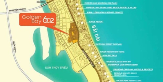 Đất nền ven biển Golden Bay 602 - CĐT Hưng Thịnh, giá 16 triệu/ m2