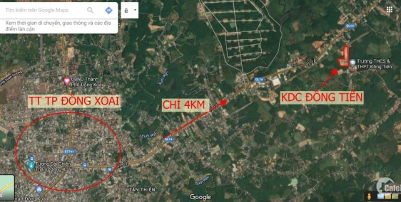 5 x 22 mặt tiền QL14  TP Đồng Xoài SHR