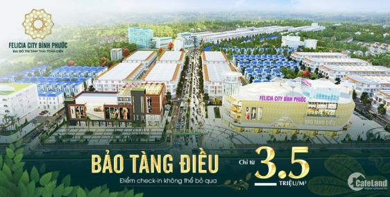Felicia City Bình Phước booking trực tiếp từ chủ đầu tư, giá chỉ từ 3,5tr/m2