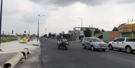 Chuyển nhượng lô đất mặt đường Mỹ Phước Tân Vạn sổ hồng sẵn, giá 3ty5.