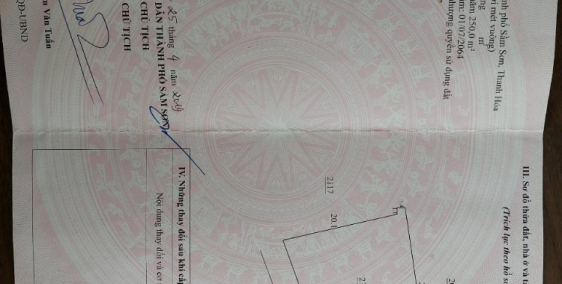 Bán đất thổ cư phường Quảng Châu, Tp Sầm Sơn, Thanh Hoá