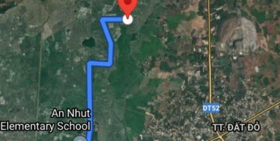 Kẹt tiền bán gấp 1285m2 -650tr đất 2 mặt tiền