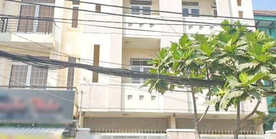 Cho thuê 64m2, 3 lầu, 6PN, 6WC mặt tiền đường 18m Võ Liêm Sơn P4 Q8