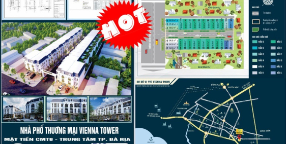 Nhà Phố Thương Mại Xây Sẵn MT Đường CMT8 – TP. Bà Rịa