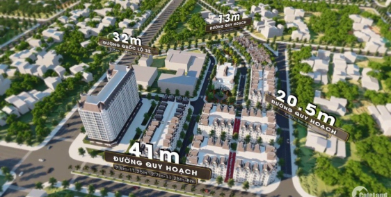 Bán Biệt Thự Lâu Đài 258m2 Vimefulland Đông Anh 75tr/m2