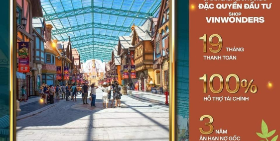 Shop VinVonders Grand World Phú Quốc, Đầu tư 0 đồng, sinh lời cực phẩm