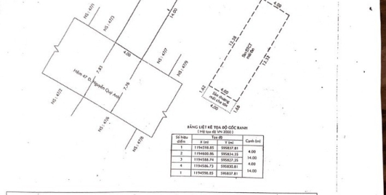 Bán nhà hẻm 8m Nguyễn Quý Anh P.Tân Sơn Nhì Q.Tân Phú DT 4x14m 1 Lầu Gía 6.35 tỷ