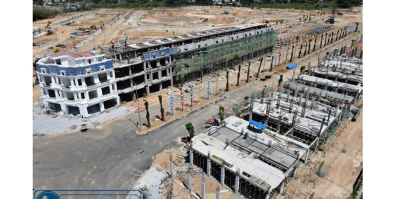 Chợ mới Bình Định - Hưng Định City.Tiến độ tháng 7