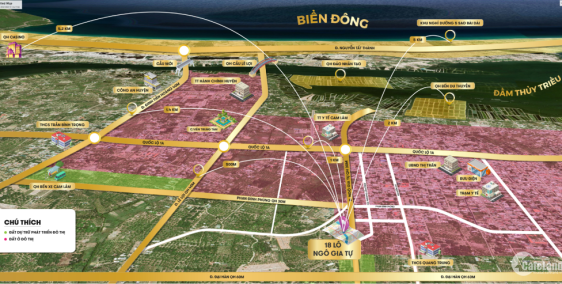 ĐẤT NỀN SỔ ĐỎ CAM LÂM, CÁCH SÂN BAY CAM RANH 20P, MẶT ĐƯỜNG QH 30M. GIÁ17,5TR/M2