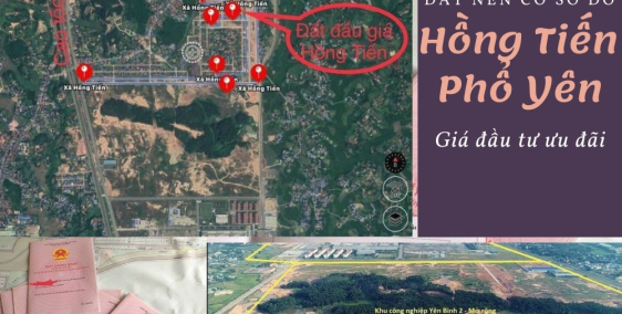 ĐẤT ĐẤU GIÁ DỰ ÁN HỒNG TIẾN SAMSUNG THÁI NGUYÊN