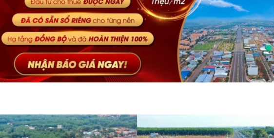 BÁN ĐẤT NỀN DỰ ÁN TẠI XÃ BÙ NHO, PHÚ RIỀNG, BÌNH PHƯỚC DIỆN TÍCH 120M2 GIÁ 1.200