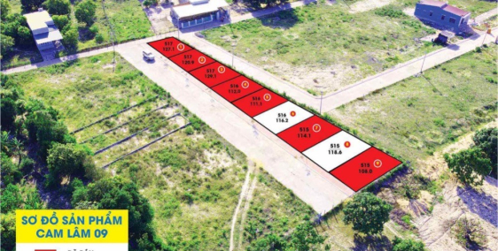 Đất Cam Lâm có sổ đỏ - vị trí đẹp - giá tốt