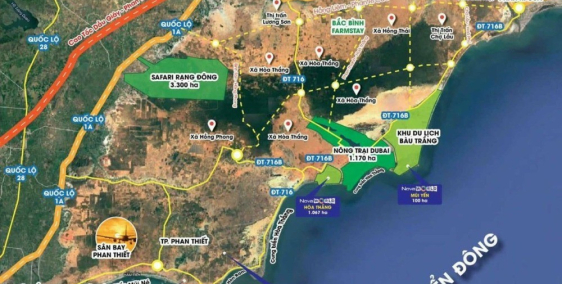 Bán 2 lô đất ngay cạnh khu Safari, trang trại dưa lưới, đường dự phóng