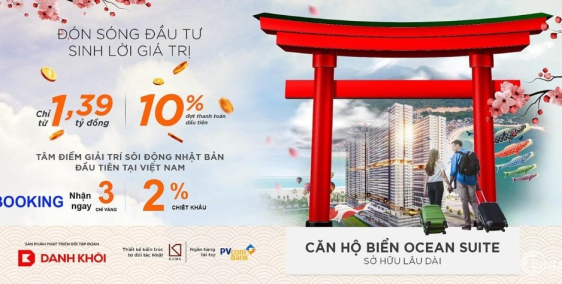 139 triệu có thể sở hữu Căn hộ biển Takashi