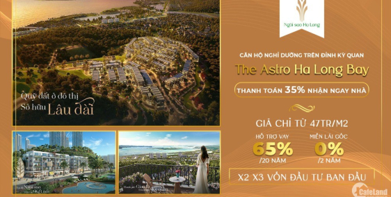 Liền kề Shophouse trên đỉnh kỳ quan Hạ Long,vốn ban đầu từ 2 tỷ,dự án The Astro