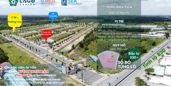 Cần bán Đất nền dự án dự án Lago Centro, Diện tích 80m², Giá 1.3 Tỷ