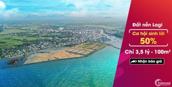 (Hot) Nhận Booking ưu tiên dự án lấn biển Lagi New City, Bình thuận.