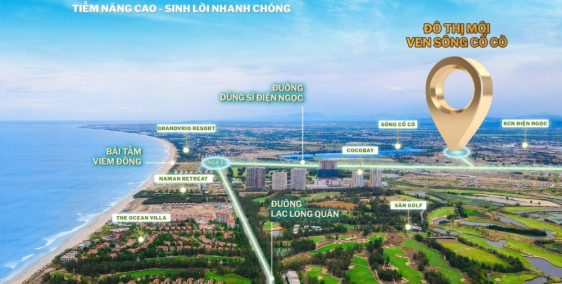 Đất nền ven sông Cổ Cò sở hữu chỉ từ 460tr (20%)