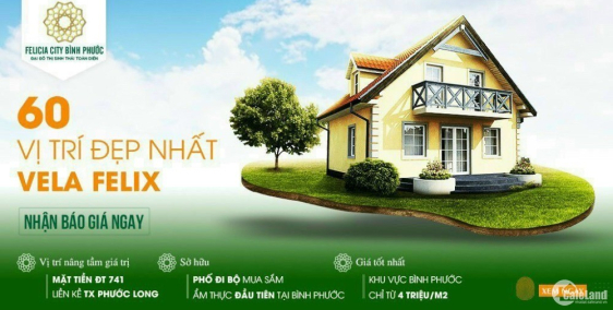 VELA FELIX_FELICIA CITY BÌNH PHƯỚC CHỈ TỪ 4TR/M2