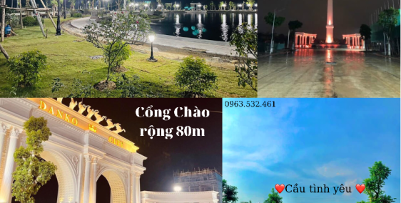 danko city  Em đang có 2 lô vị trí CỰC ĐẸP tại DANKO CITY Thái Nguyên gần Hồ