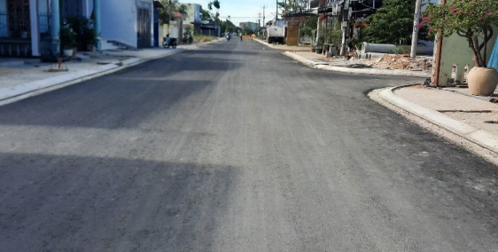 Mặt tiền nguyễn thuật hà lam sau chợ hà lam