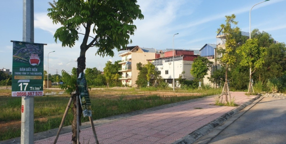 Lô đất 10m mặt tiền ngay ĐH Sư Phạm, Đê Nông Lâm, trung tâm Tp. Thái Nguyên