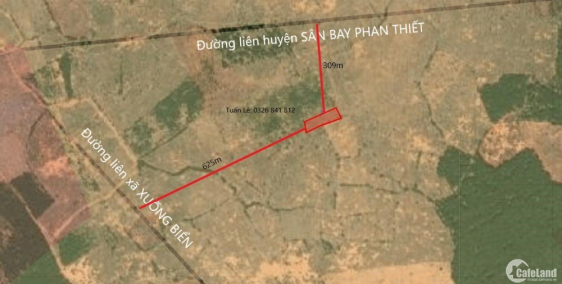 Bán lô đất Sổ Hồng Riêng 538Triệu gần khu du lịch Bàu Trắng