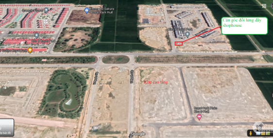 Căn góc đối lưng shophouse ngay cổng chính khu C Royal Park Huế