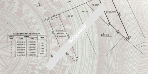 Bán nhà MT số 303 Phạm Ngũ Lão, Quận 1, 40 m2, 32 tỷ - 0933644449