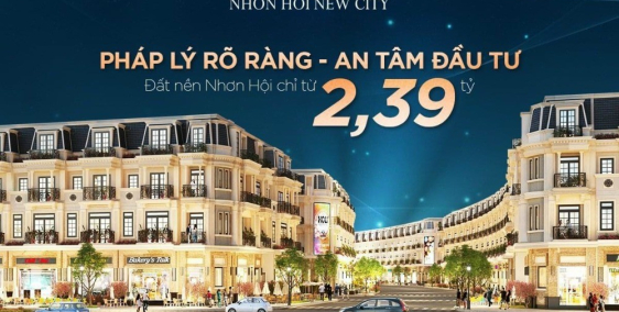 đất nền ven biển thuộc dự án nhơ hội new city thanh pho quy nhon